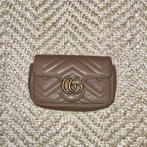 GG Marmont super mini quilted leather shoulder bag